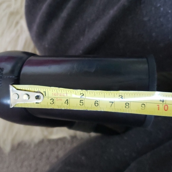 BRUNELLO CUCINELLI Leather Monili Chain Strap Chunky Ankle Boots black size 37 - Picture 12 of 12